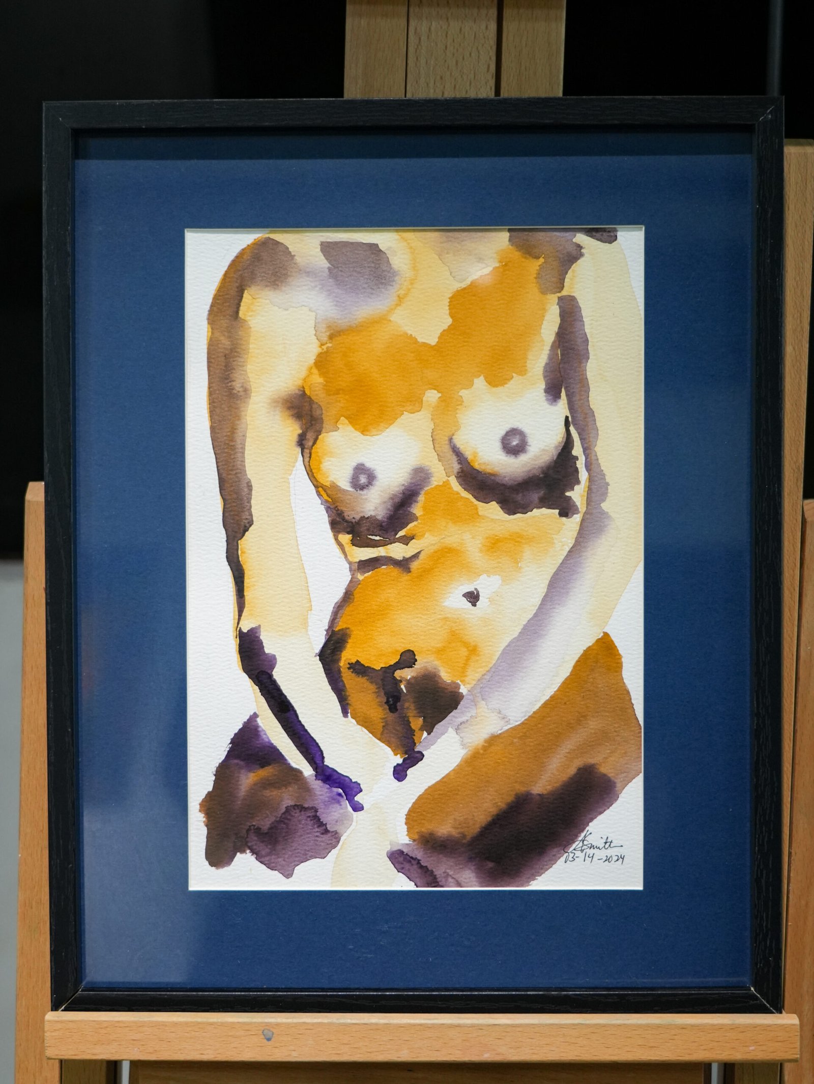 Figure Study in Watercolor